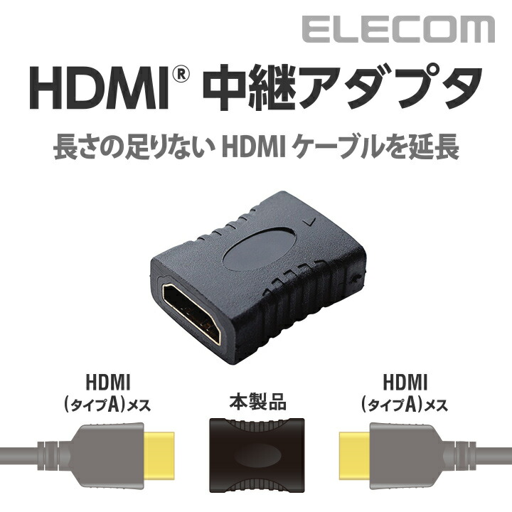 HDMI(R)中継アダプタ(タイプA-タイプA)